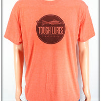 Black Tough Lures Logo Lava Red T-Shirt