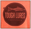 Black Tough Lures Logo Lava Red T-Shirt