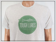 Green Tough Lures Logo Light Granite T-Shirt