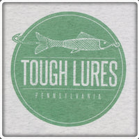 Green Tough Lures Logo Light Granite T-Shirt