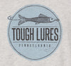 Blue & Black Tough Lures Logo Light Granite T-Shirt