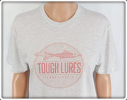 Pink Tough Lures Logo Light Granite T-Shirt