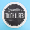 Black Tough Lures Logo Round Mouse Pad