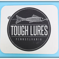 Black Tough Lures Logo Mouse Pad