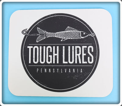 Black Tough Lures Logo Mouse Pad