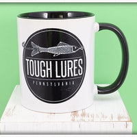 Black Tough Lures Logo Black Handle Mug