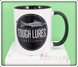 Black Tough Lures Logo Black Handle Mug