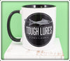 Black Tough Lures Logo Black Handle Mug