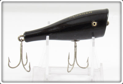Vintage Creek Chub Solid Black Plunker Lure 3213