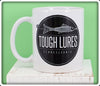 Black Tough Lures Logo White Mug