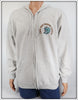 I Buy Old Fishing Tackle Ash Gray Zipper Hoodie - Front Only