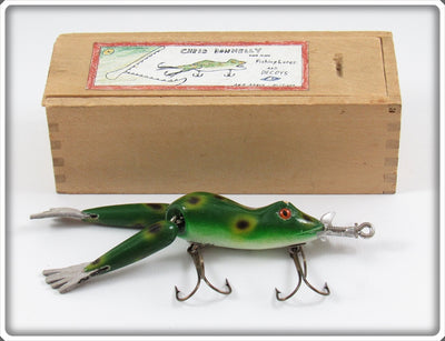 Vintage Chris Donnelly Frog Lure In Box
