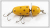 Vintage Pflueger Yellow Gold Spots Globe Lure