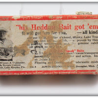 Heddon Glow Worm Crazy Crawler In Box 2120 GW