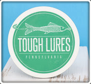 Green Tough Lures Logo Round Coaster