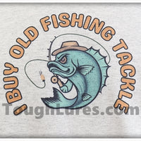 I Buy Old Fishing Tackle Ash Gray Long Sleeve Shirt