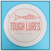 Pink Tough Lures Logo Round Mouse Pad