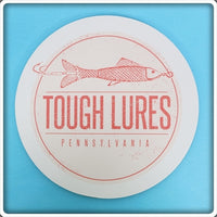 Pink Tough Lures Logo Round Mouse Pad