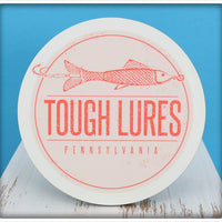 Pink Tough Lures Logo Round Coaster