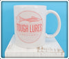 Pink Tough Lures Logo White Mug