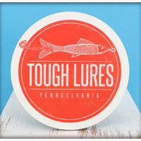 Red Tough Lures Logo Round Coaster