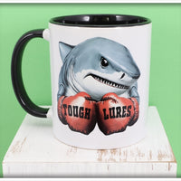 Tough Lures Boxing Shark Black Handle Mug