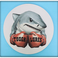 Tough Lures Boxing Shark Round Mouse Pad