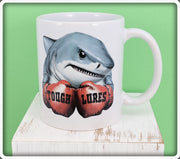 Tough Lures Boxing Shark White Mug