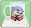 Tough Lures Boxing Shark White Mug