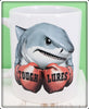 Tough Lures Boxing Shark White Mug