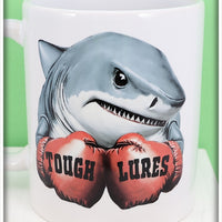 Tough Lures Boxing Shark White Mug