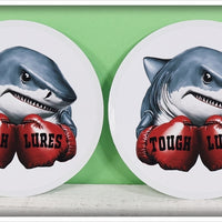 Tough Lures Boxing Shark Sticker Pair