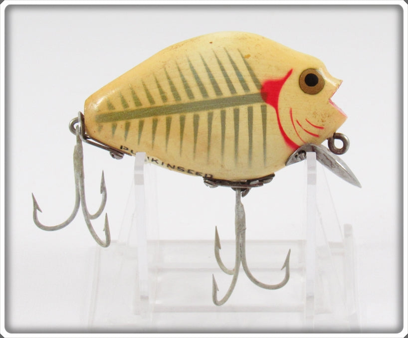Vintage Heddon White Shore 740 Punkinseed Floater Lure
