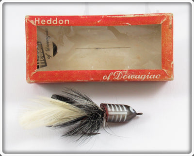 Vintage Heddon Black Shore Wilder Dilg Spook Lure In Box 910 XBW