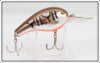 Vintage Cordell Yii Yii Chrome Brown Back Deep Big O Lure