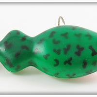 Vintage Tom Mann Green Coachdog Frog Mann Lure