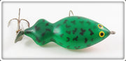 Vintage Tom Mann Green Coachdog Frog Mann Lure