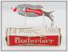 Vintage Heddon Budweiser The Growler Can Opener Lure In Box
