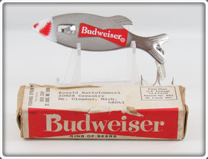 budweiser beer can fishing lure Vintage Heddon Big Bud For Sale 1995 Budweiser Bud Man Fishing