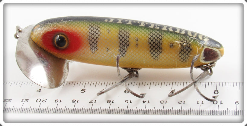 Arbogast Jitterbug Fishing Lure - Coach Dog/Orange Belly - 2 1/2 in Arbogast Jitterbug Fishing Lure - Coach Dog/Orange Belly - 2 1/2 in