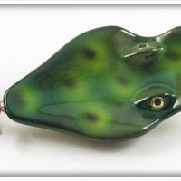 Vintage Auston Lure Company Green Big Toad Lure