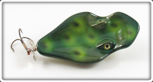 Vintage Auston Lure Company Green Big Toad Lure