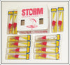 12 Storm Pre-Rapala White Red Head Little Macs In Dealer Box