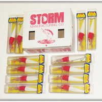 12 Storm Pre-Rapala White Red Head Little Macs In Dealer Box