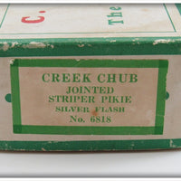 Creek Chub Silver Flash Jointed Striper Pikie In End Label Box 6818