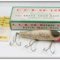 Creek Chub Silver Flash Striper Pikie In End Label Box 6918