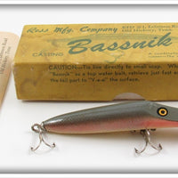 Vintage Ross Mfg Co. Shad Bassnik Lure In Box