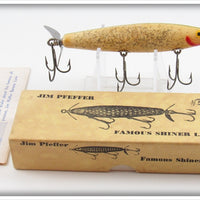 Vintage Jim Pfeffer / Pat Woodall Famous Shiner Lure In Box