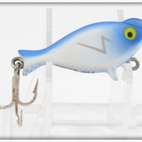 Vintage Heddon Uncatalogued White & Blue Scale Top Sonic Lure