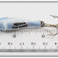 Heddon Uncatalogued White & Blue Scale Top Sonic